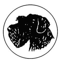 Metallemblem Riesenschnautzer