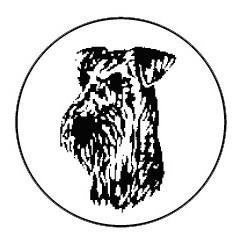 Metallemblem Riesenschnautzer