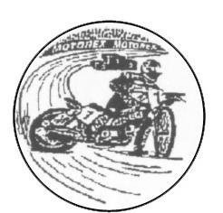 Metallemblem Sandbahnrennen