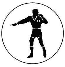 Metallemblem Schiedsrichter