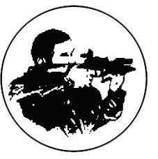 Metallemblem Schießen Herren