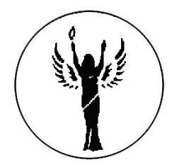 Metallemblem Siegesgöttin