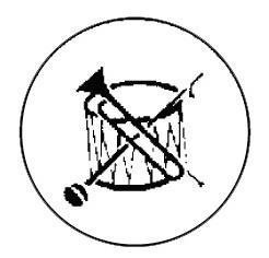 Metallemblem Spielmannszug