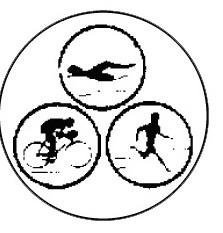 Metallemblem Triathlon