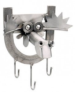 Metallfigur Elch als Schlüsselbrett - Ma