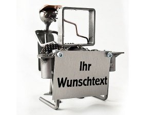 Metallmann Computer Arbeiter als Stiftha