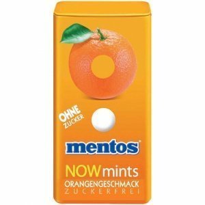 mentos NOWmints Orangengeschmack zuckerf