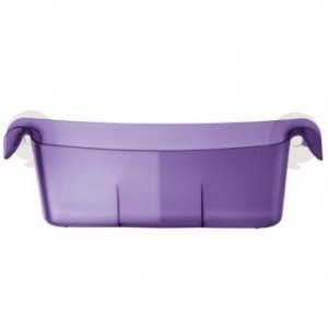 MIDIBOKS Utensilo transp. pflaume von Ko