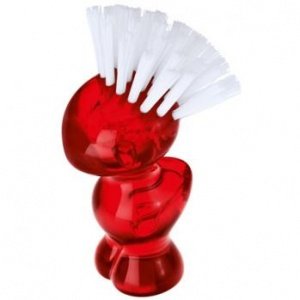 MINI TWEETIE Bürste transp. rot von Kozi