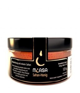 Miasa Akazienhonig mit Safran (125g Glas