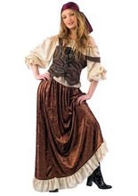 Middle Ages Piratess Ladies Costume gree