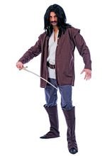 Middle Ages Servant Costume brown-white