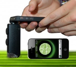 Mikroskop Objektiv fürs iPhone 4