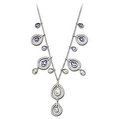 Mila Provence Lavender Halskette