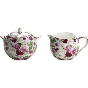 Milch & Zucker-Set "Rose Bud"