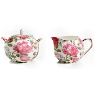 Milch & Zucker-Set "Tea Rose"