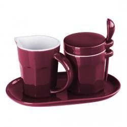 Milch und Zucker Set beere