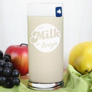 Milchglas von Leonardo mit Wunschname