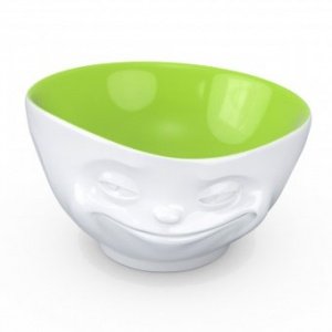 Milchkaffee Tasse grinsende Tasse pistaz