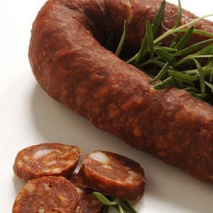 Milde Ringsalami aus Kalabrien Salsiccia