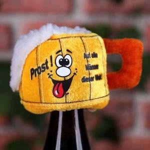 Mini-Bierkrug für die Flasche