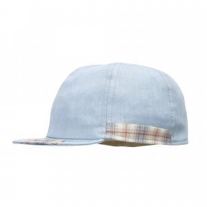 Mini - Cap, Waschstoff, Jeans