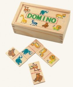 Mini-Domino "ZOO" von Bino Holzspielzeug