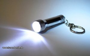 Mini LED Taschenlampe - Schlüsselanhänge