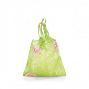 Mini Maxi Shopper crystals lime green