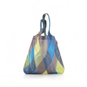 Mini Maxi Shopper rhombus blue green AT0