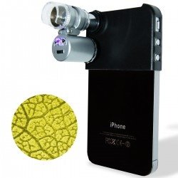 Mini Mikroskop für iPhone 4 mit LED