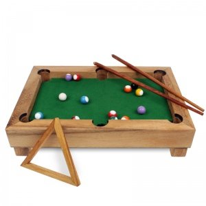 Mini Pool Table aus Edelholz