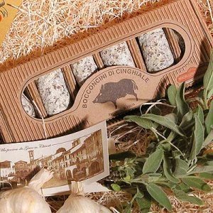 Mini-Salamis mit Wildschwein und Schwein