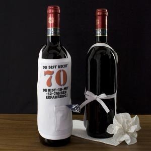 Mini Schürze *Du bist nicht 70*