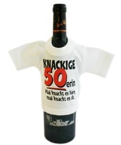 Mini- Shirt für Flaschen *Knackige 50eri