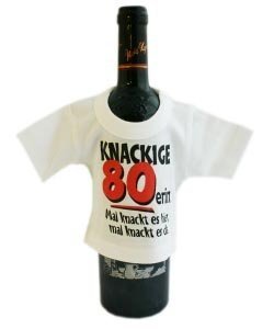 Mini- Shirt für Flaschen *Knackige 80eri