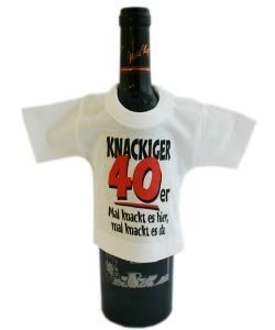 Mini- Shirt für Flaschen *Knackiger 40er