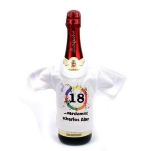 Mini T-shirt für Flaschen: 30 - verdammt