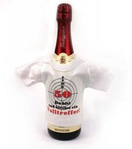 Mini T-shirt für Flaschen: 60 Du bist un