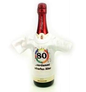 Mini T-shirt für Flaschen: 80 - verdammt