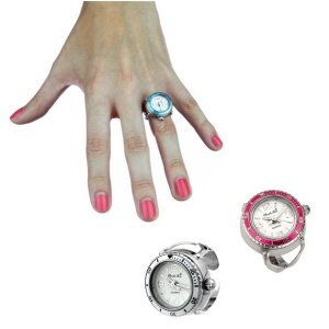 Mini-Uhr für den Ringfinger
