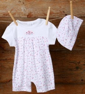 Mini Vanilla Baby Geschenk Set Strampler