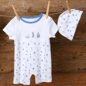 Mini Vanilla Baby Geschenk Set Strampler