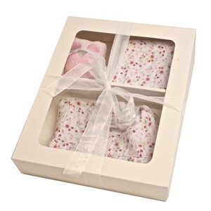 Mini Vanilla Baby Girl Geschenk Set Pyjamas + Eule