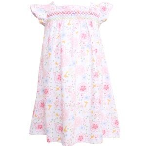 Mini Vanilla Nachthemd Kurzarm Blumen