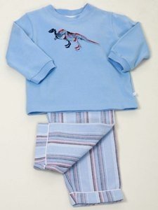 Mini Vanilla Schlafanzug Zweiteiler Dino