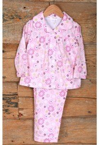 Mini Vanilla Schlafanzug Zweiteiler Rosa
