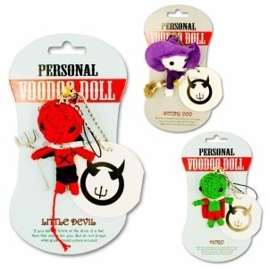 Mini Voodoo Dolls - Anhänger in 15 Varia