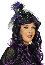 Mini Zylinder Spinne schwarz/silber