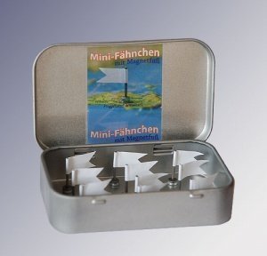Miniatur-Fähnchen-Set für 3D-Magnettafel